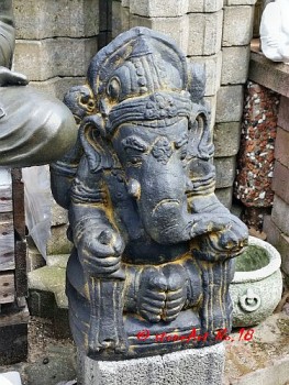 Ganesha - Antike Lavasteinoptik